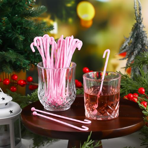 30Pcs Christmas Drink Stirrer Candy Cane Stir Stick (30 Count)