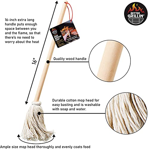 BBQ Bastin Mop Basting Barbecue Brush