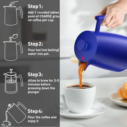 50oz French Press Coffee Maker