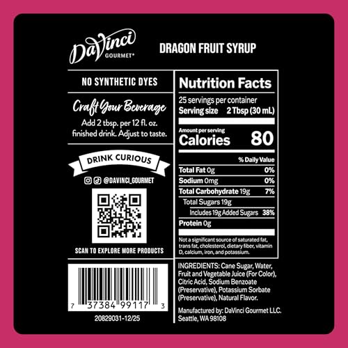 Dragon Fruit Syrup (25.4 Fl Oz)