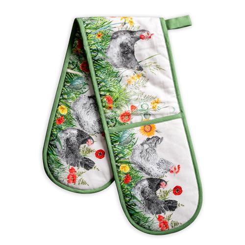 Double Oven Mitts 100% Cotton Double Oven Glove