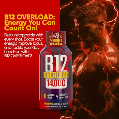 B12 Overload Extra Strength Energy Shot (23.16 Fl Oz)