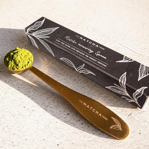 Golden Stainless Steel Matcha Measuring Spoon 1 Gram