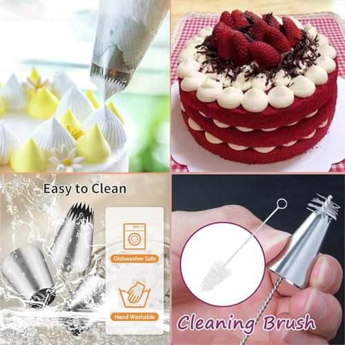 4PCS Extra Large Piping Tips Set