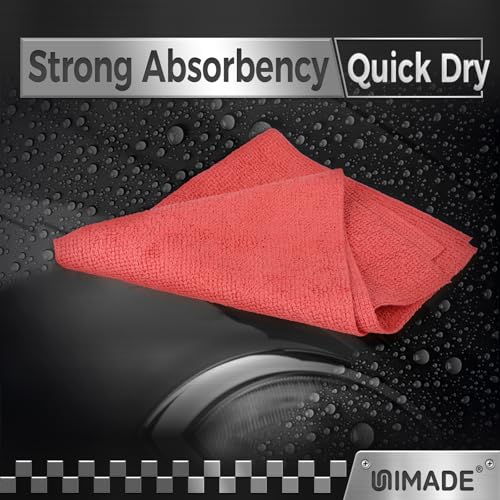 Shop Towels 100 Pack Commercial Grade Work Rags Microfiber Towel (100 Count)