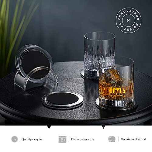 Acrylic Drink Coasters Set of 6 (6 Count)