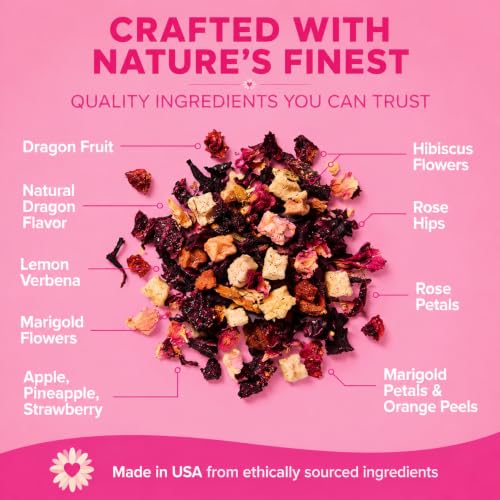 Katy’s Dragonfruit Loose Leaf Tea (3 Ounce)