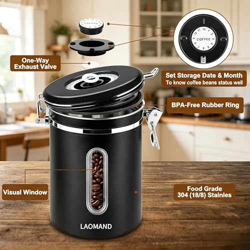 Coffee Canister with Window