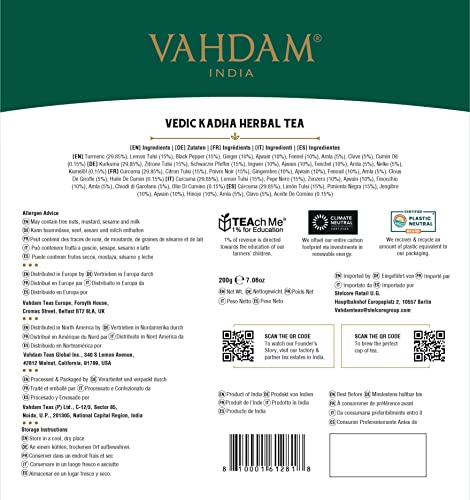 Vedic Kadha Teabags (100 Count)