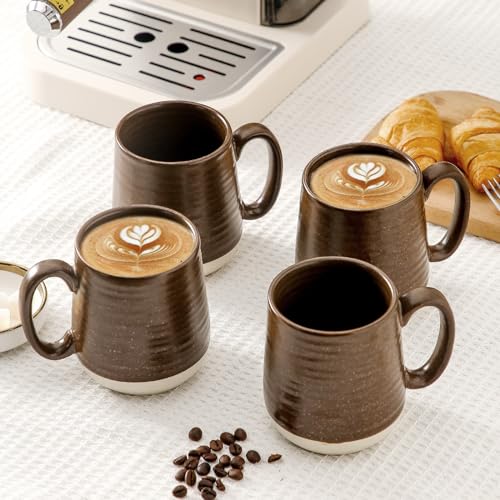 Porcelain Coffee Mugs Set of 4 (4 Count)