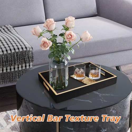 Leather Tray Desktop Storage Organizer