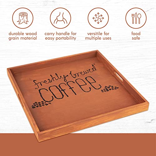 Wooden Square Trays (5 Count)