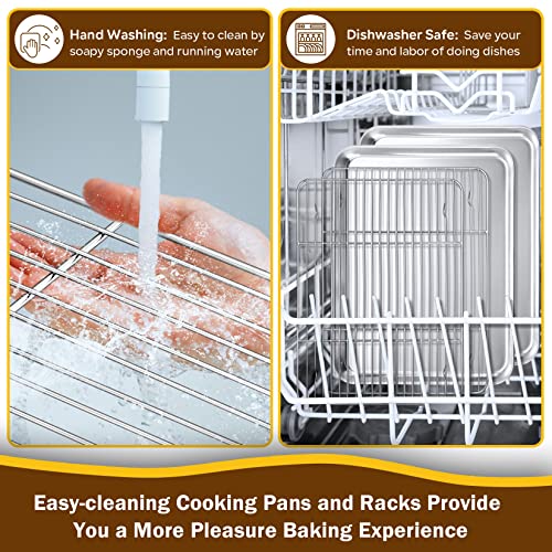 16 Inch Baking Sheet with Rack Set