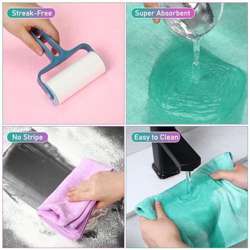 6 Pcs Extra Large Microfiber Cleaning Cloth (6 Count)