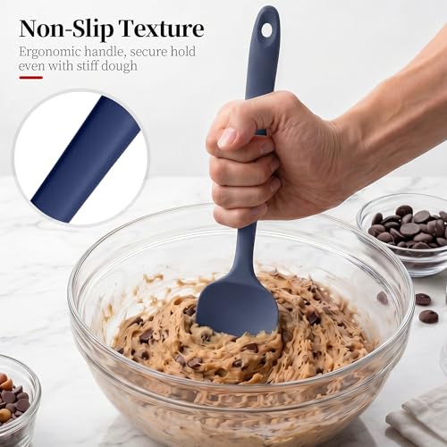 600ºF Heat Resistant Silicone Spoon Spatula Set of 3