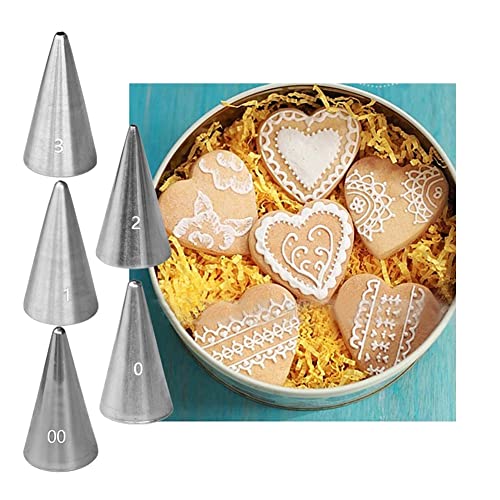 Small Round Piping Tips Set