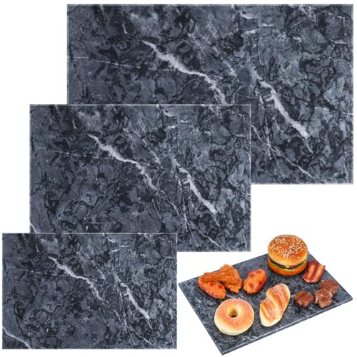 3 Pcs Marble Cutting Board for Kitchen Different Size (3 Count)