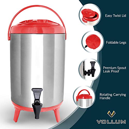 Stainless Steel Insulated Beverage Dispenser