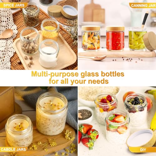 Spice Jars with Label (96 Fl Oz)