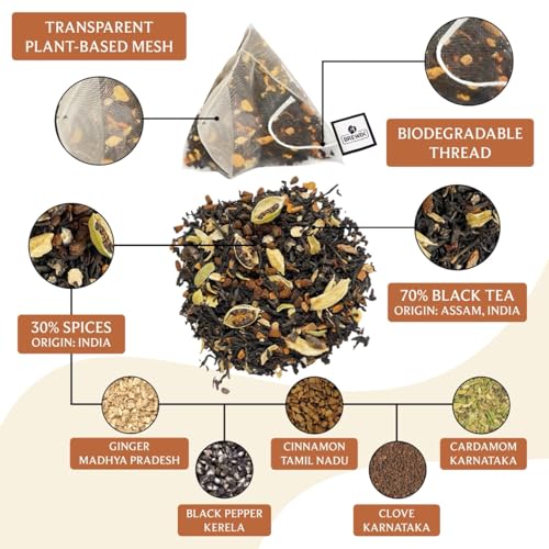 Masala Chai Tea Bags (50 Count)