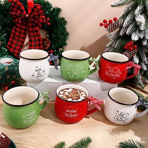 6 Set Christmas Coffee Mugs (6 Count)