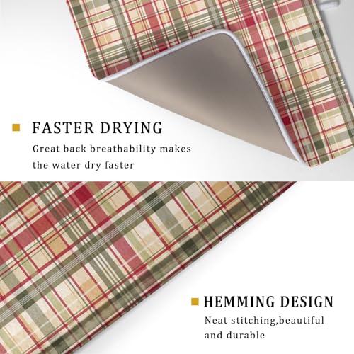 Autumn Decorative Dish Drying Mat