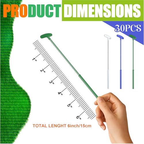 Golf Putter Swizzle Stir Sticks Coffee and Cocktail Stirrers 6 Inch Drink Plastic Golf Club Cocktail Swizzle Sticks Party Decorations Favors Reusable for Garnish or Mixers