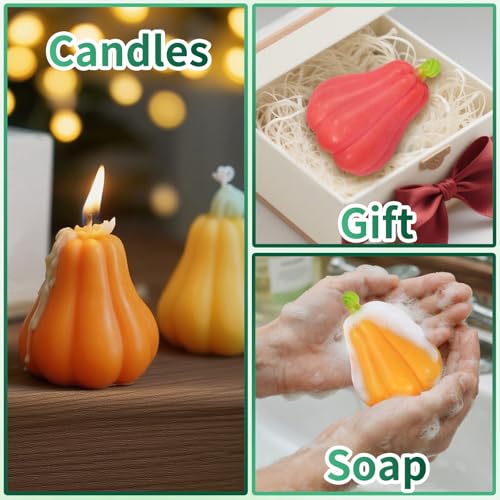 Fall Thanksgiving Pumpkin Candle Making Molds