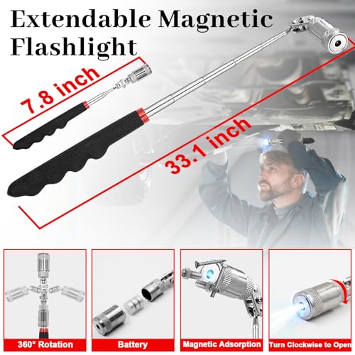 17Pcs Mechanic Hook and Pick Tool Set & Car Trim Removal Kit (17 Count)