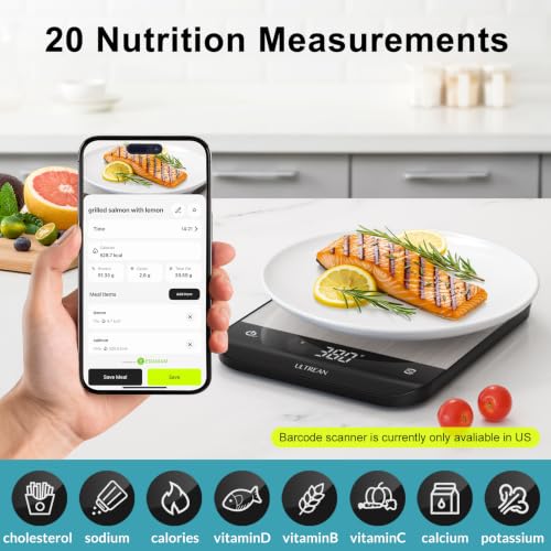 Smart Food Kitchen Scale with Nutritional Calculator