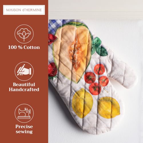 Maison d'Hermine Oven Gloves 100% Cotton Oven Mitt