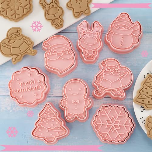 8Pcs Christmas Cookie Cutters (8 Count)