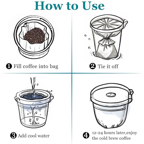 100pcs 16''x20'' Cold Brew Coffee Filter Bags (100 Count)