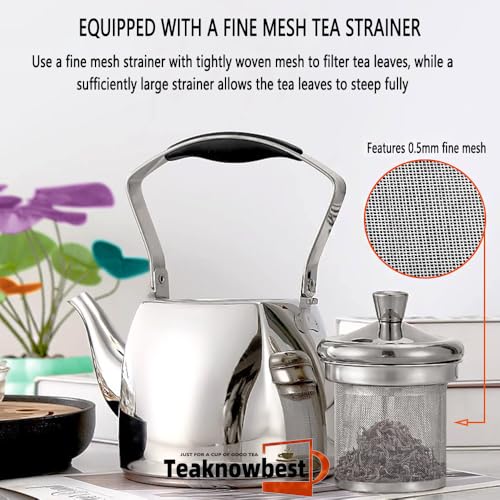 Stainless Steel Teapot with Infuser