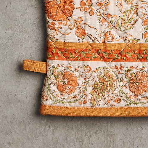 100% Cotton Oven Mitt & Pot Holder Set (2 Count)