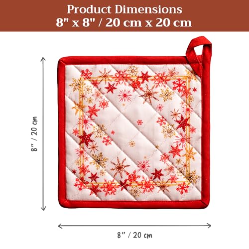 Pot Holders 100% Cotton Potholders (2 Count)