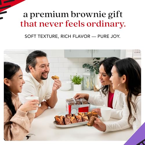 David’s Cookies Cheesecake Brownies Gift Tin 2lbs (32 Ounce)