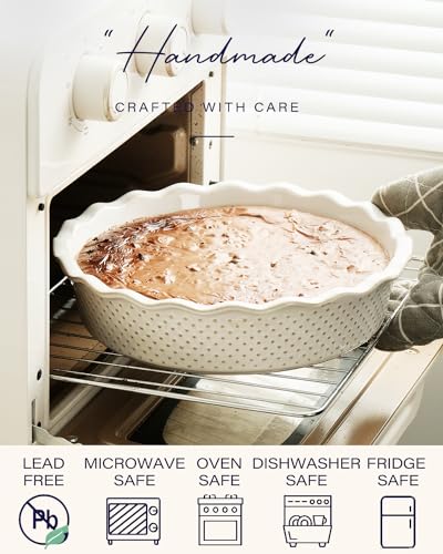 Ceramic Deep Pie Pan (2 Count)