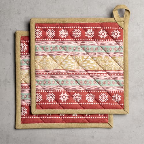 Pot Holders 100% Cotton Potholders (2 Count)