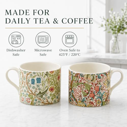 Spode Morris & Co 12 oz Mugs