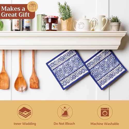Pot Holders 100% Cotton Potholders (2 Count)