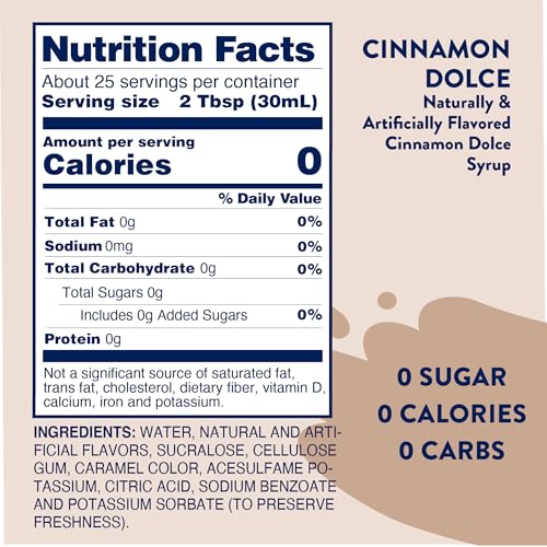 Cinnamon Dolce Coffee Syrup (25.4 Fl Oz)