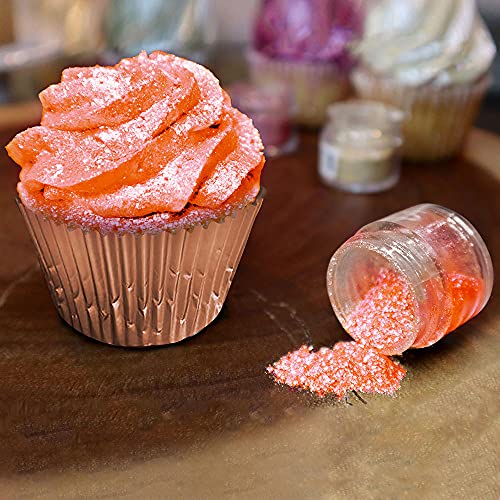 Peach Edible Glitter