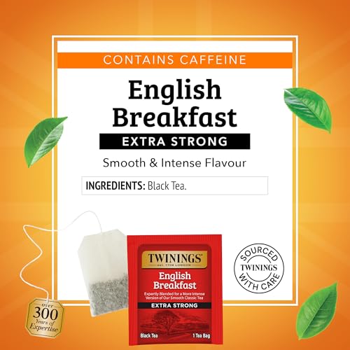 Extra Strong English Breakfast Black Tea Bags (120 Count)