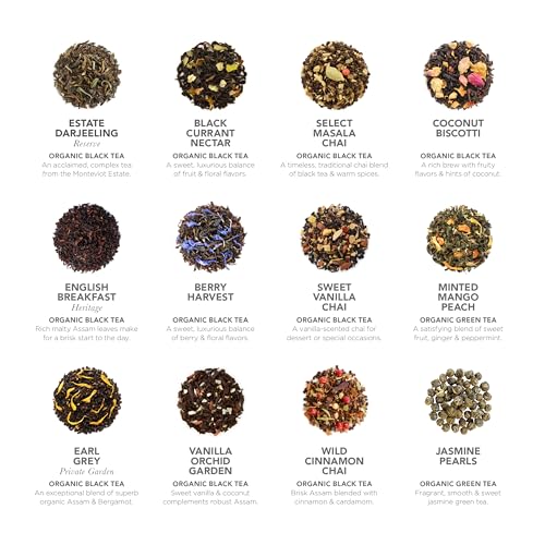 Exceptional Organic & Kosher Certified Loose Leaf Tea Chest (5.86 Ounce)