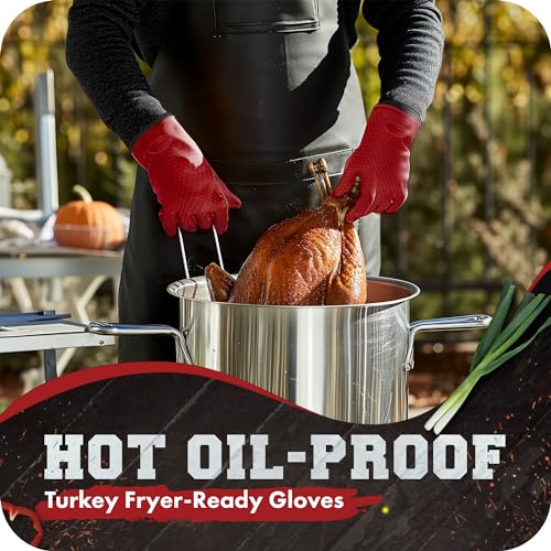 Silicone Smoker BBQ Gloves