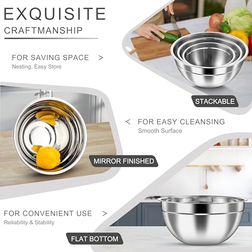 Mixing Bowls with Airtight Lids (6 Count)
