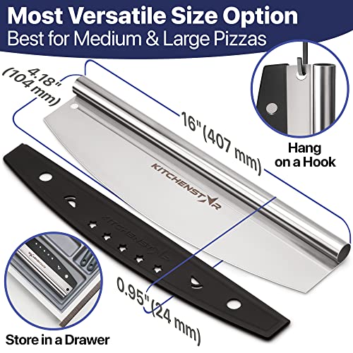 16 Inch Pizza Cutter Rocker Blade