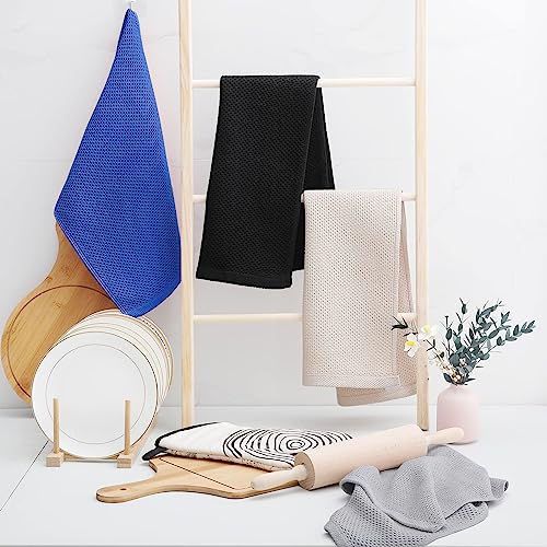 100% Cotton Waffle Weave Kitchen Dish Towels 6 (6 Count)