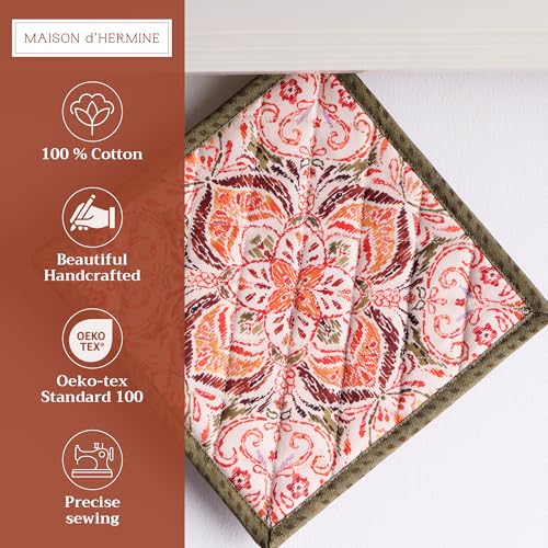 Pot Holders 100% Cotton Potholders (2 Count)